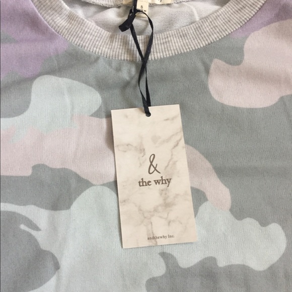 and the why pink camouflage long sleeve top - Picture 5 of 5